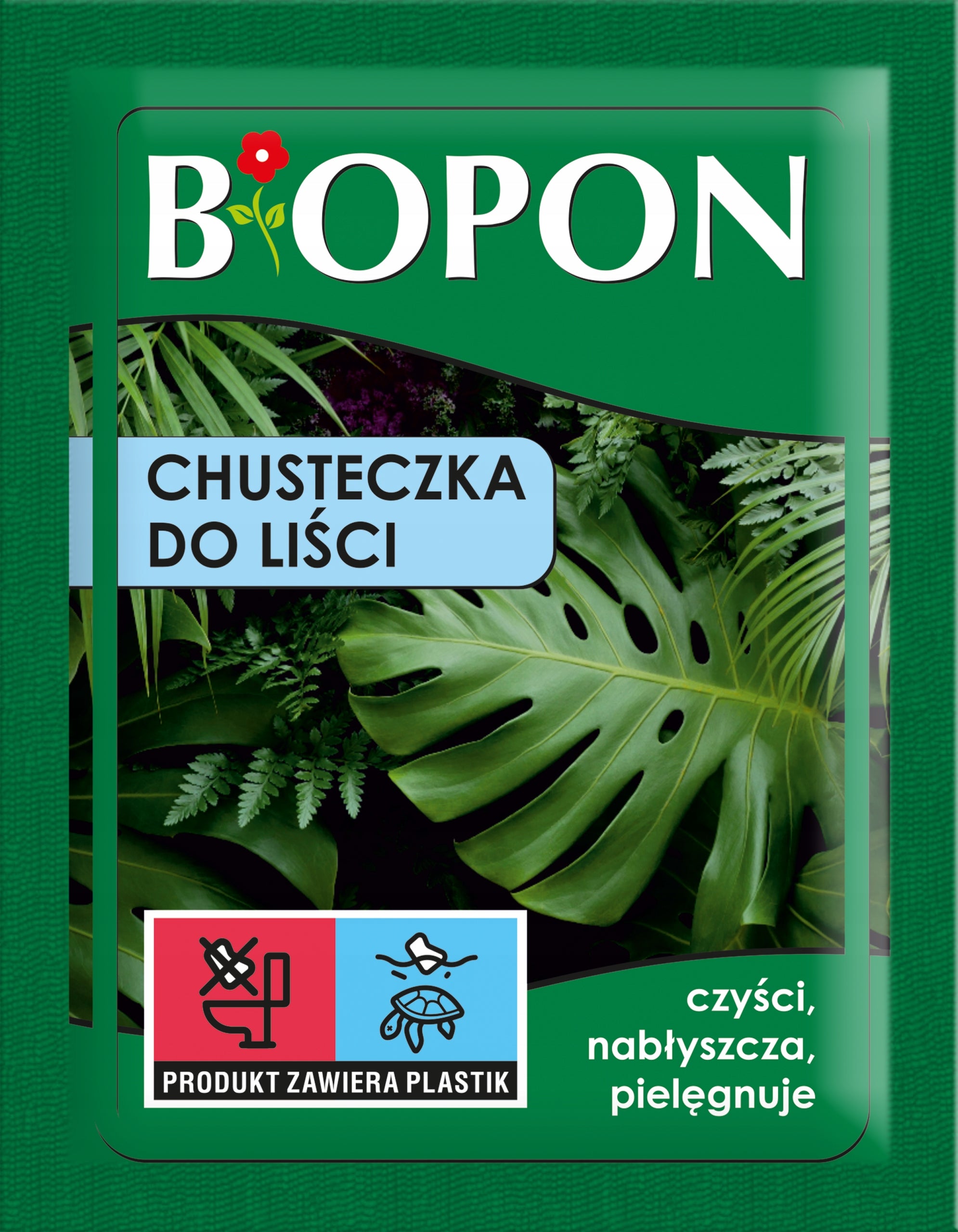 BOPON Gloss Wipes for Decorative Plant Leaves Biopon - 15 PCS Packaging status original
