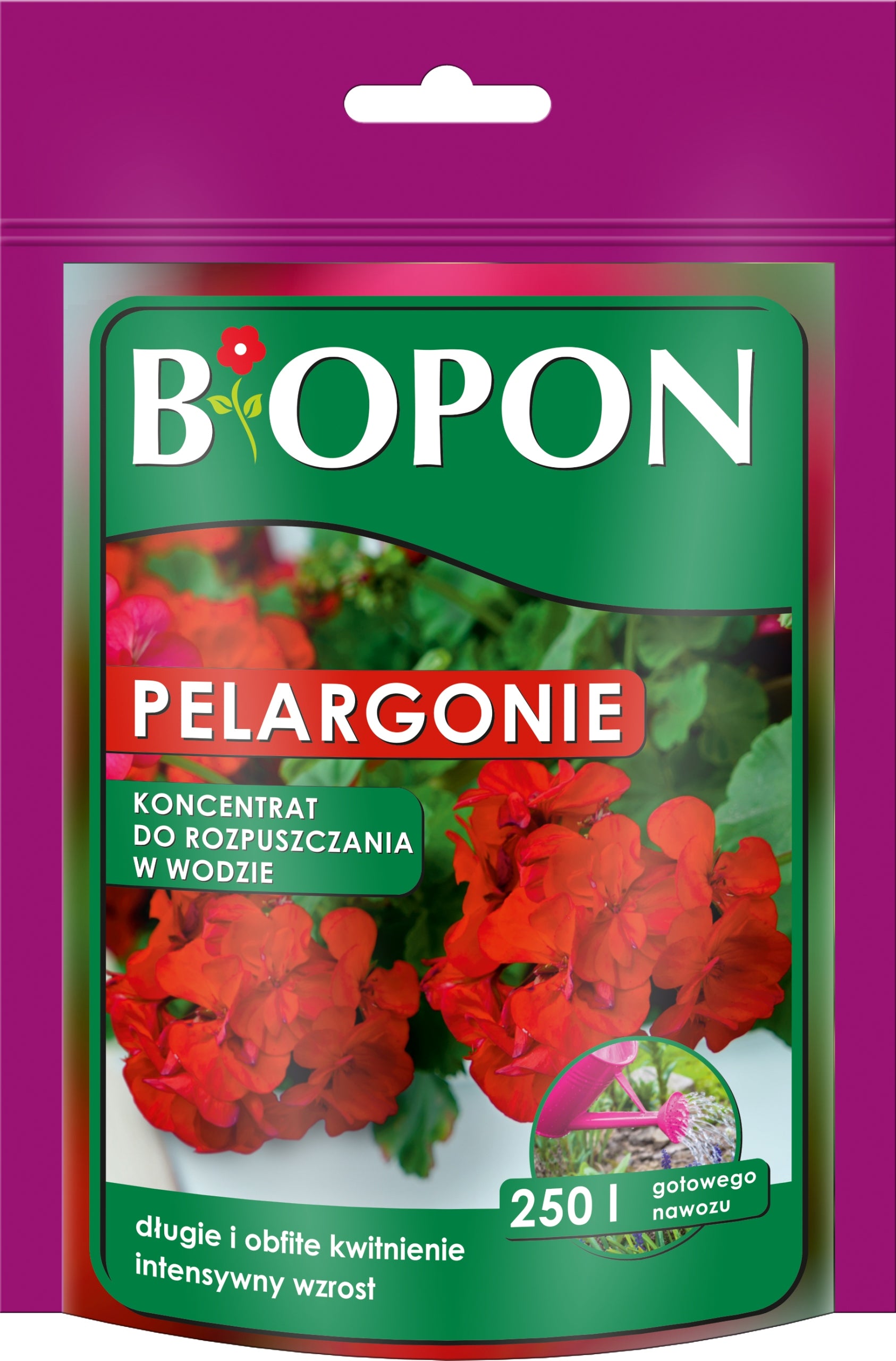 BOPON concentrate for dissolving geranium fertilizer Biopon per 250 l