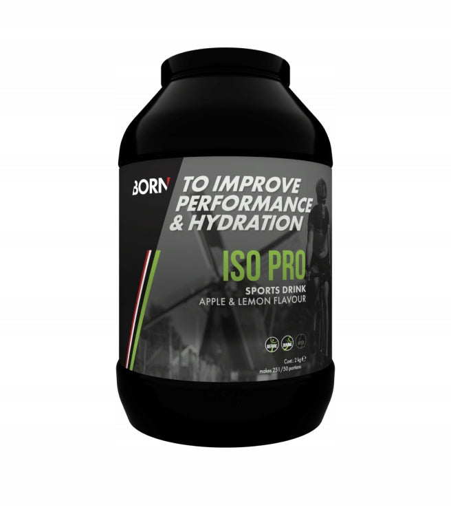 BORN ISO PRO Apple & Lemon - 2kg Isotonic, sports drink with vitamin B12