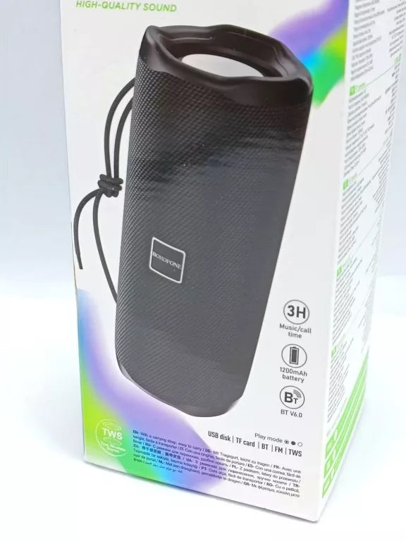 BOROFONE WIRELESS BLUETOOTH SPEAKER BR100 JOY BLACK Brand Borofone