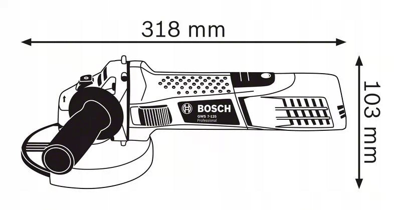 BOSCH ANGLE GRINDER GWS 7-125 720W 125MM EAN (GTIN) 3165140823715