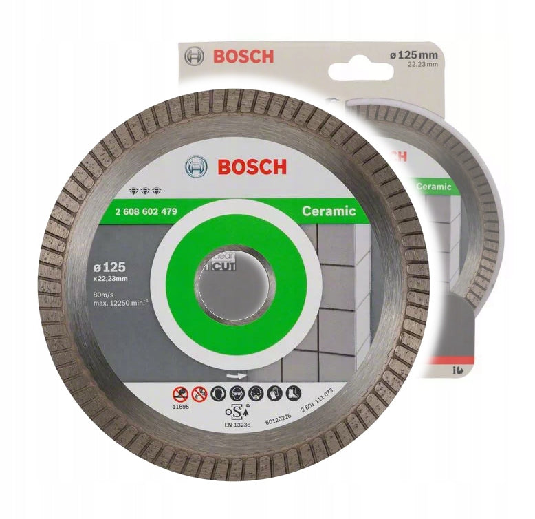 BOSCH DIAMOND BLADE EXTRACLEAN TURBO 125MM