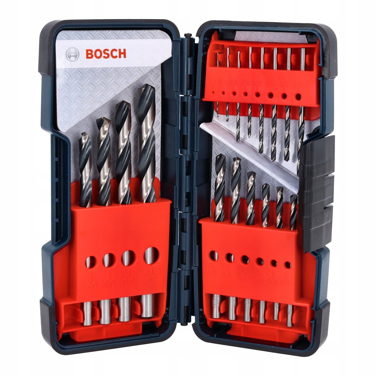 BOSCH SET OF DRILL BITS FOR METAL PointTeQ HSS 18 PCS Manufacturer code 34698236