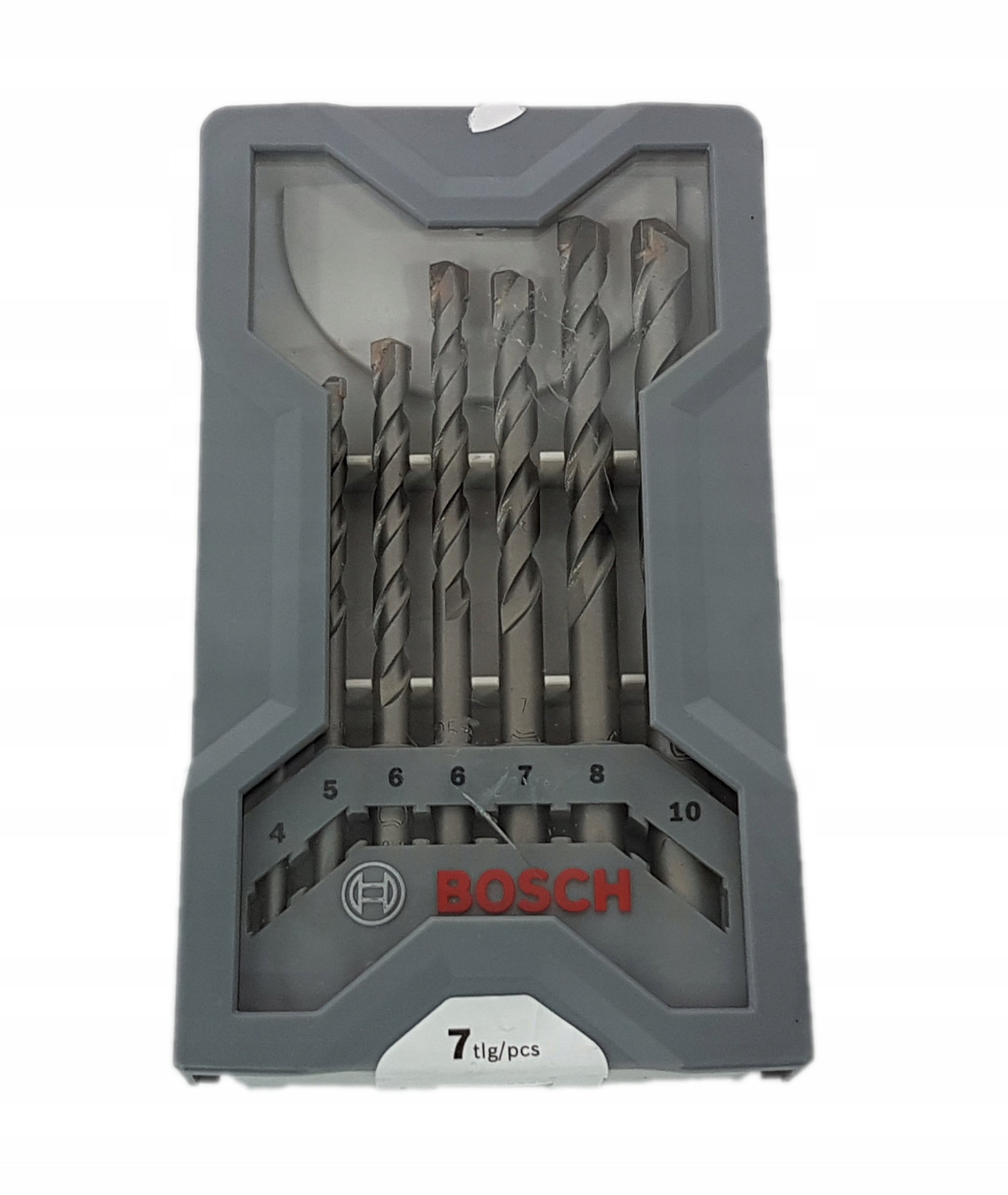 BOSCH SILVER PERCUSSION concrete drill bit set 4-10 7 pieces Drill bit type drill bit set