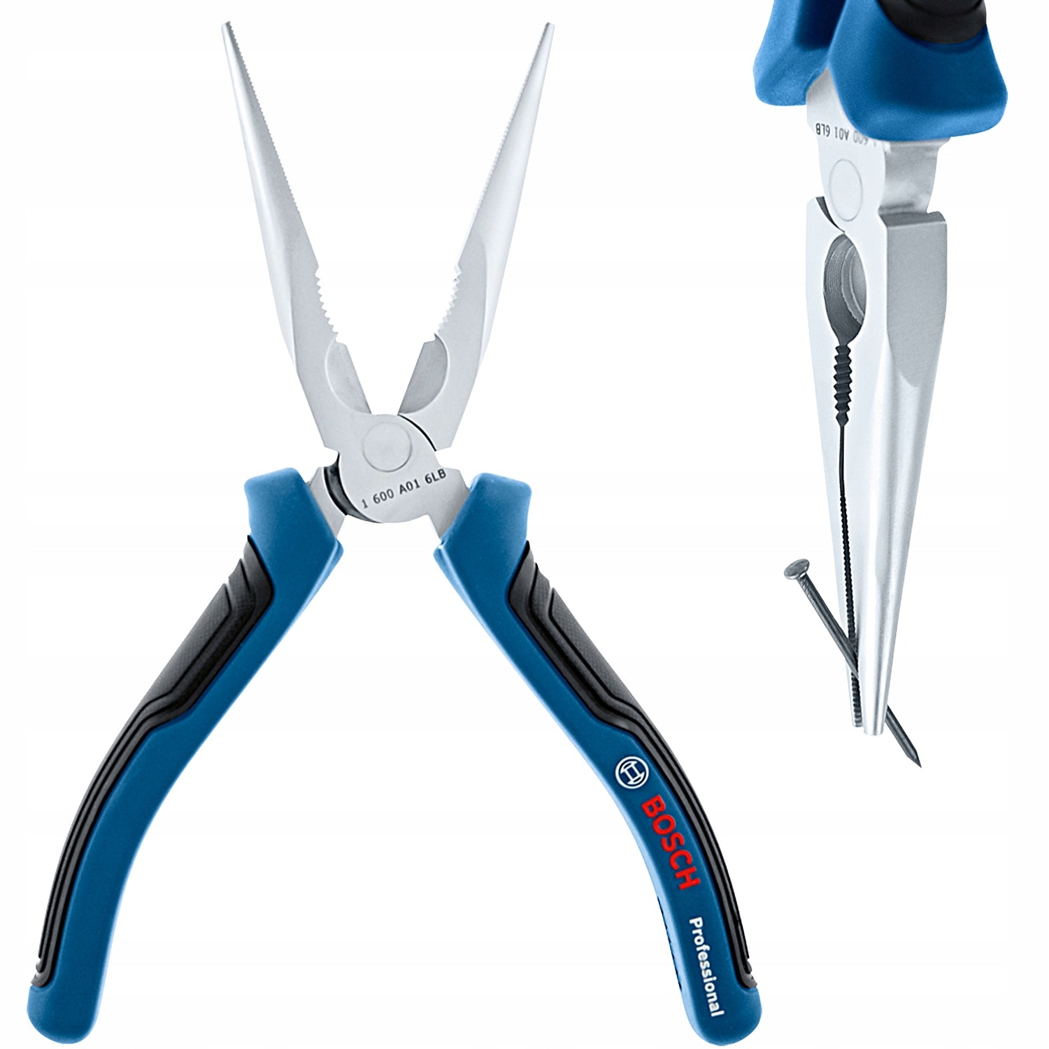 BOSCH STRAIGHT PLIERS WITH TAPERED ENDS 20CM