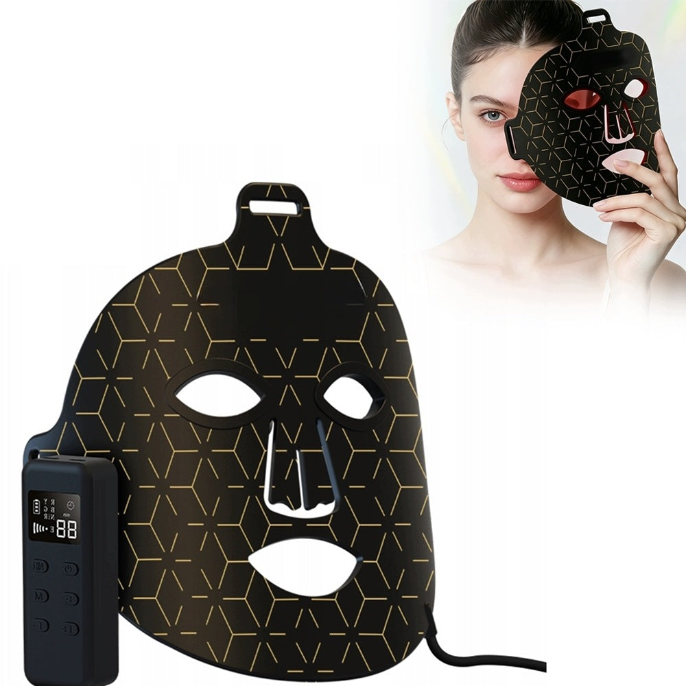 BOSTE LED FACE MASK PHOTON THERAPY 4in1 CLEANSING LIFTING + REMOTE CONTROL