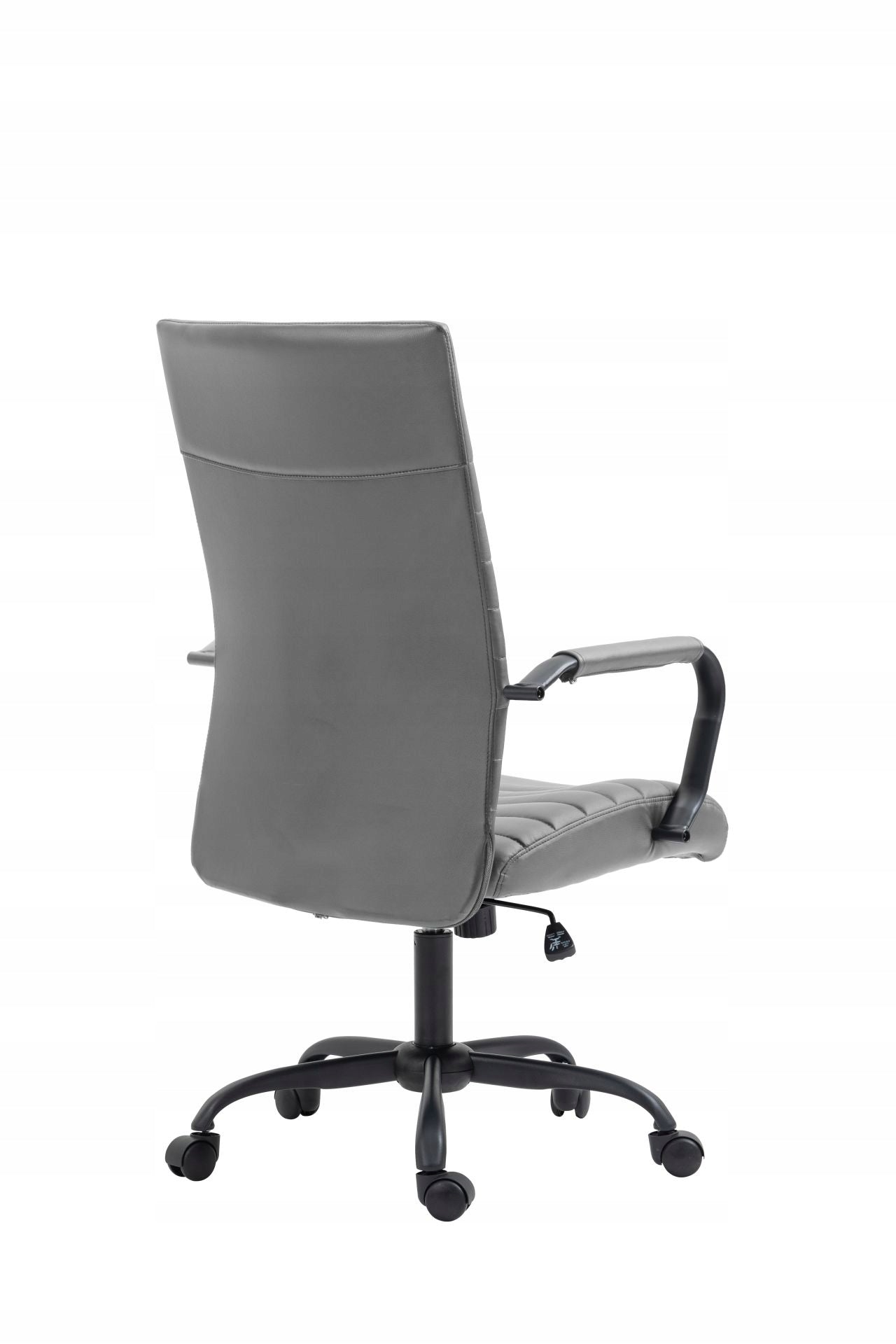 BOSTON Swivel Chair Grey Faux Leather for Office TILT Armrests Chair Manufacturer code FB14-FX