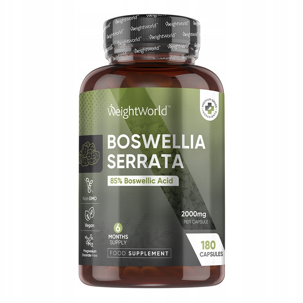 BOSWELLIA SERRATA -180 kap- BOSWELLIA - 85% BOSWELLIC ACIDS