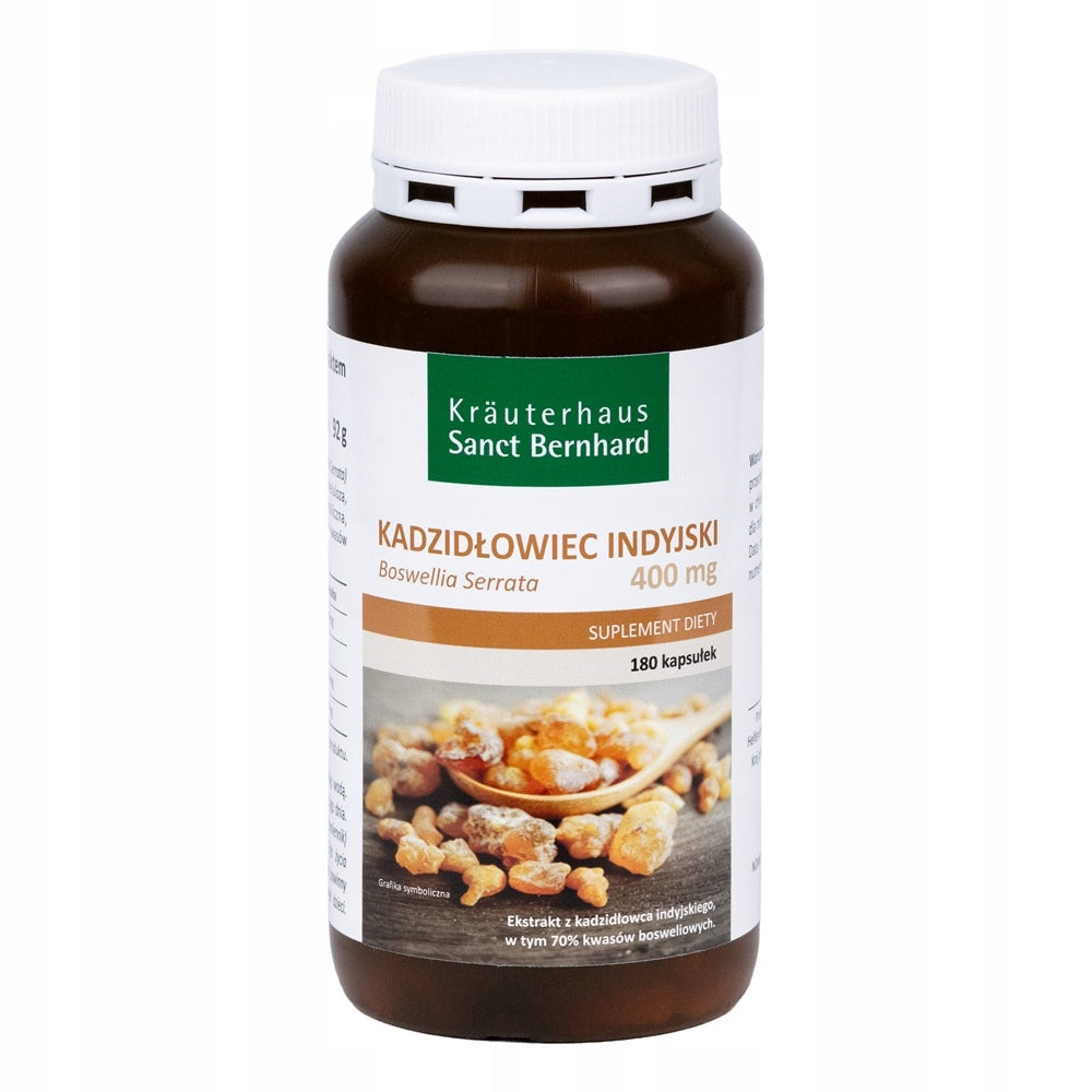 BOSWELLIA SERRATA 180 kaps, joints, boswellic acids, SANCT BERNHARD