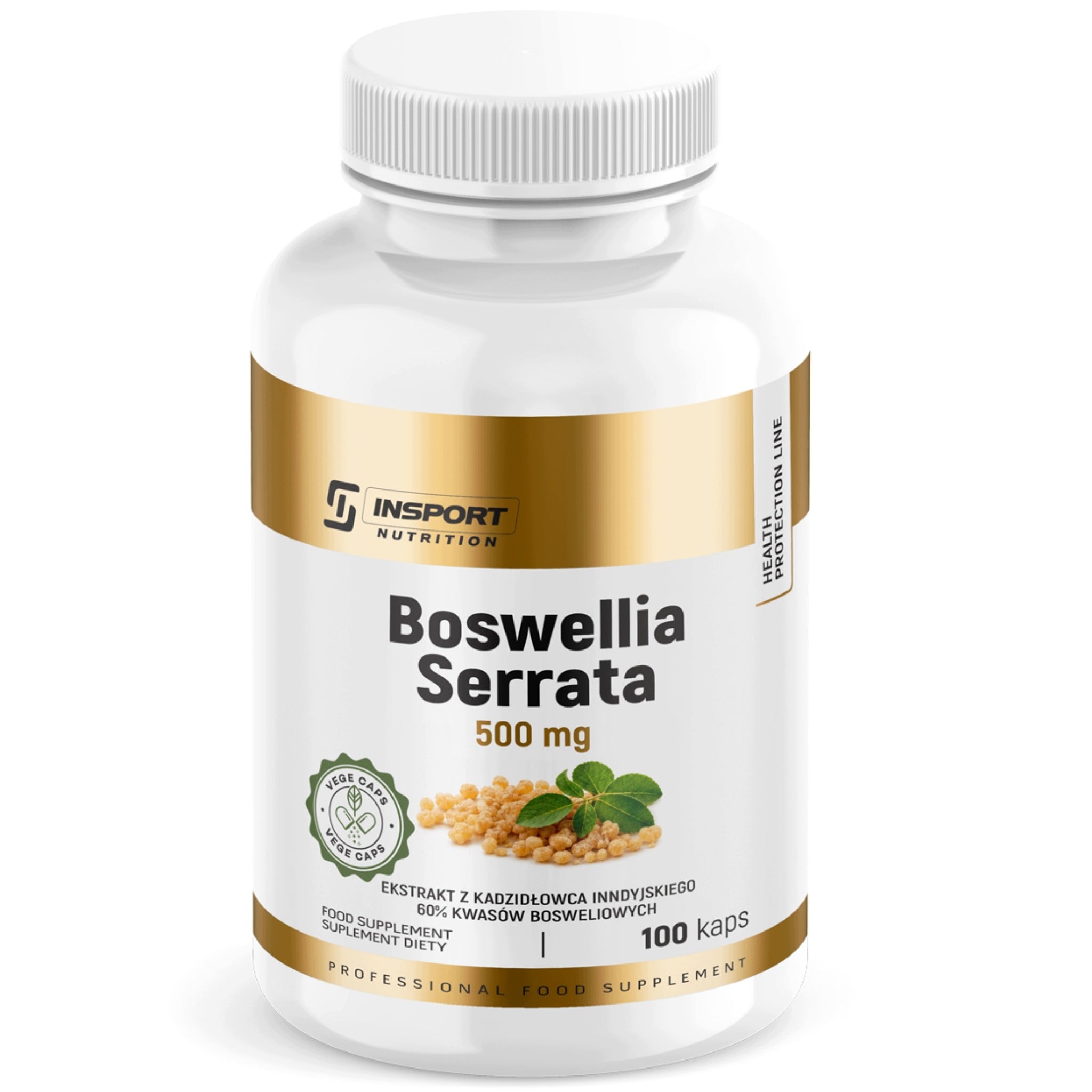 BOSWELLIA SERRATA Boswellia Indian 100 kap JOINTS BONES | INSPORT Packaging status original