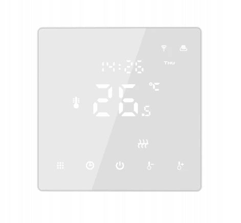 BOT Tuya RT4 3A WiFi Room Thermostat, White