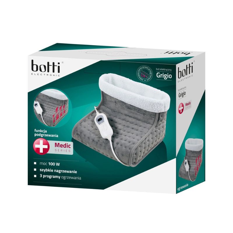 BOTTI Electric shoe Grigio 30x30x24 cm 100 W grey Medical device yes