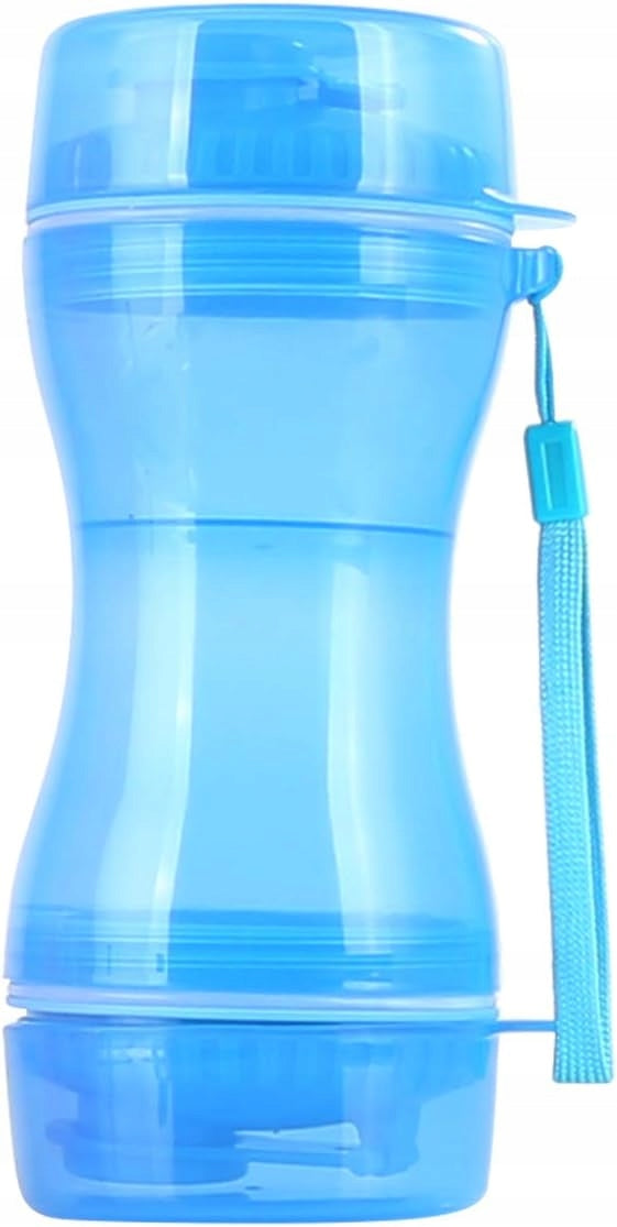 BOTTLE 3in1 FOR DOG 2 TRAVEL BOWLS BLUE 610 ml Manufacturer code a33