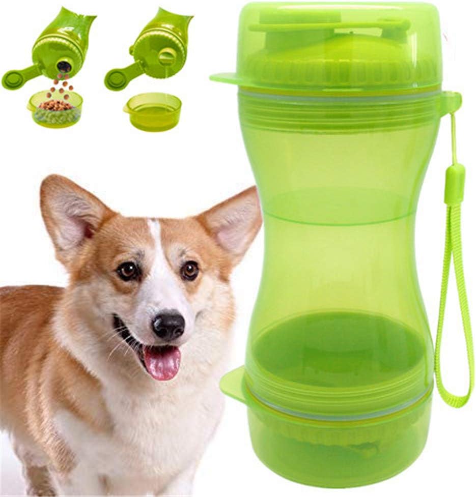 BOTTLE 3in1 FOR DOG 2 TRAVEL BOWLS BLUE 610 ml