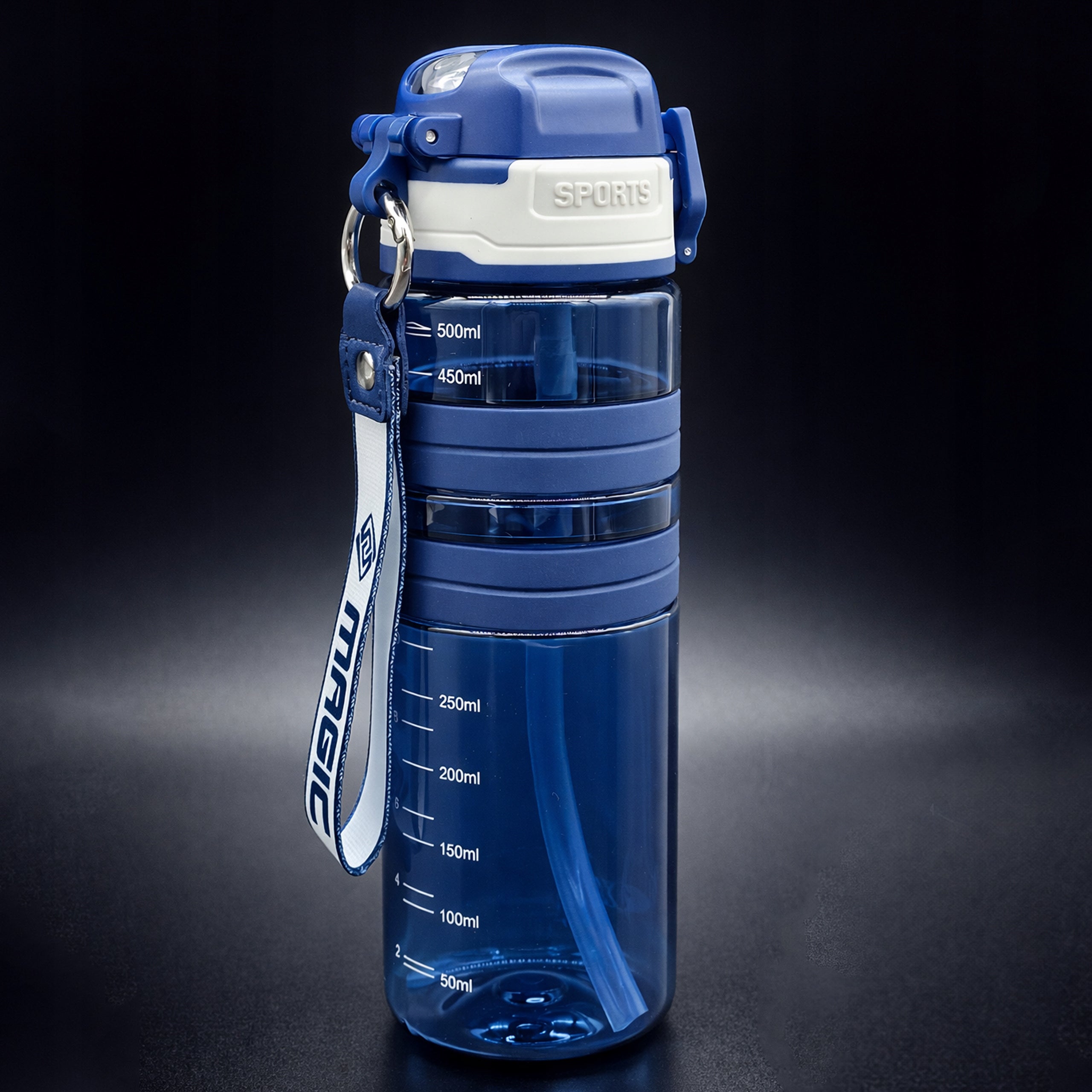 BOTTLE 500ML BPA FREE FOR BIKE TRITAN SEALED WITH SPORTS MEASURING CUP Brand VIXO