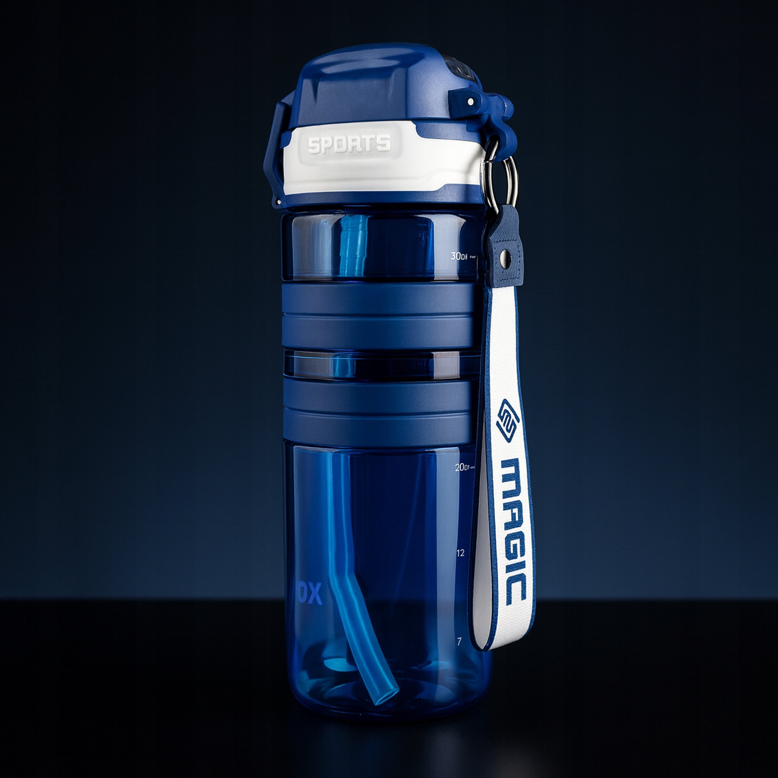 BOTTLE 700 ML BPA FREE FOR WATER TRITAN SEALED WITH SPORTS MEASURING CUP Manufacturer code VX50011N