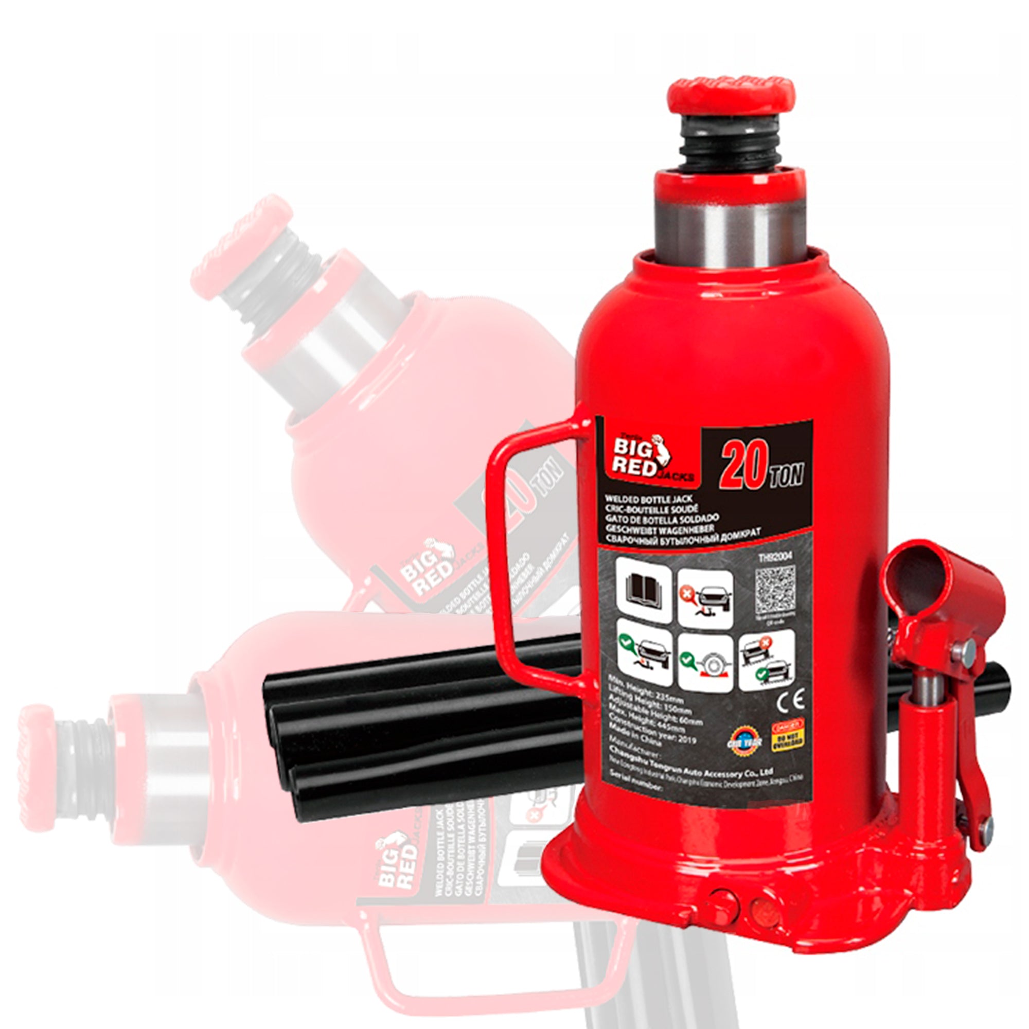 BOTTLE BOLLARD LIFT 20T 235-445MM HORIZONTAL-VERTICAL JACK TORIN