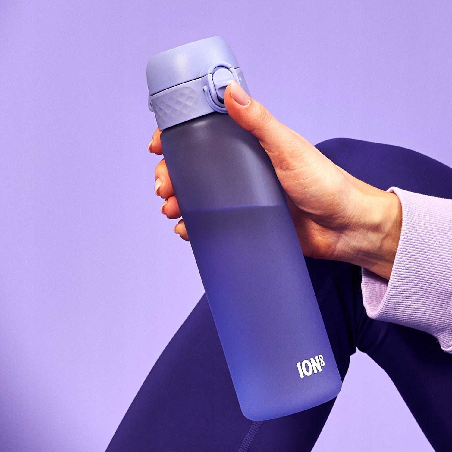 BOTTLE ELEGANT PRACTICAL GIFT FOR MOTHER'S DAY PURPLE ION8 0,5 l Packaging status original