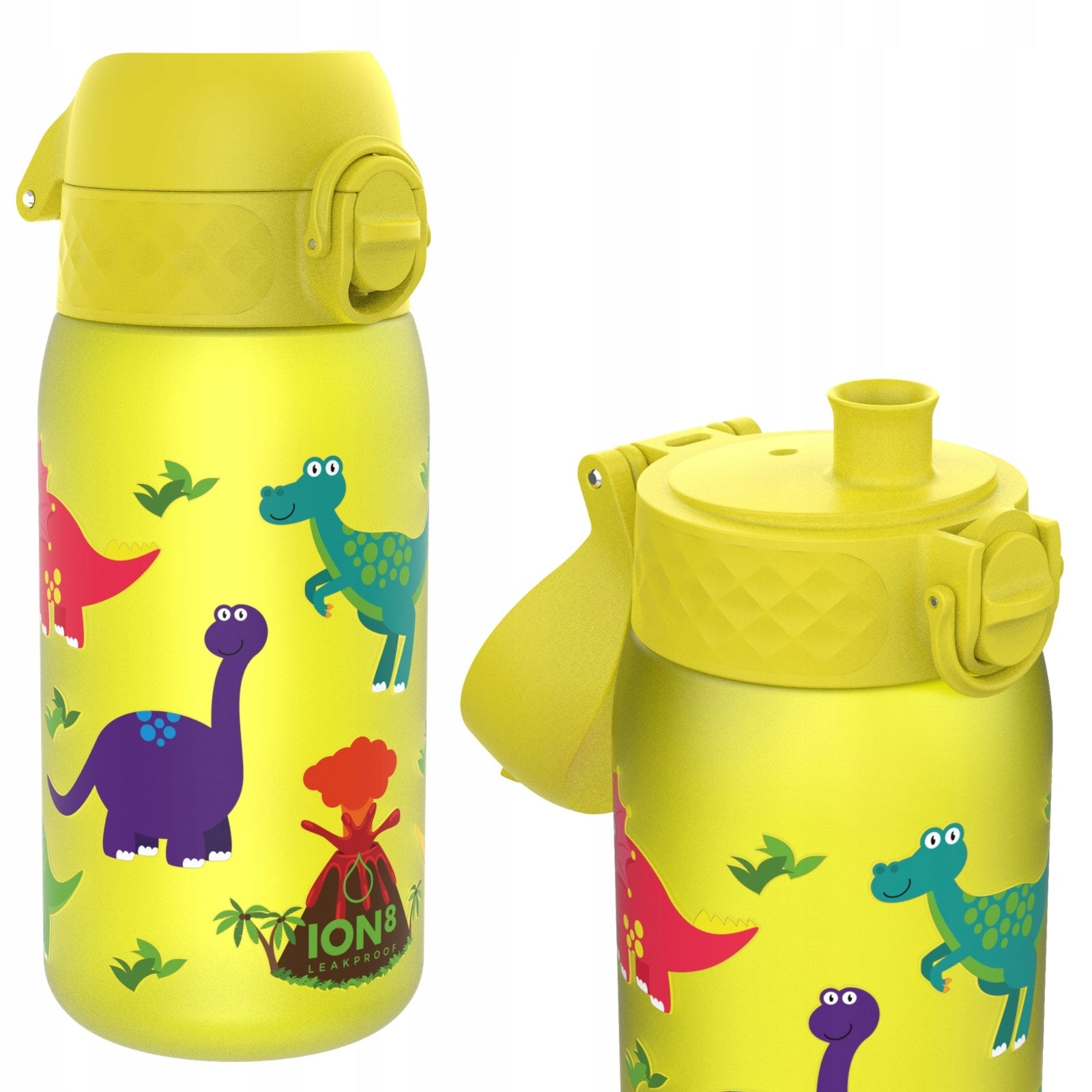 BOTTLE - SHORT MOUTHPIECE DINO DINOSAURS T-REX VOLCANO ION8 0,35 L 350 ml