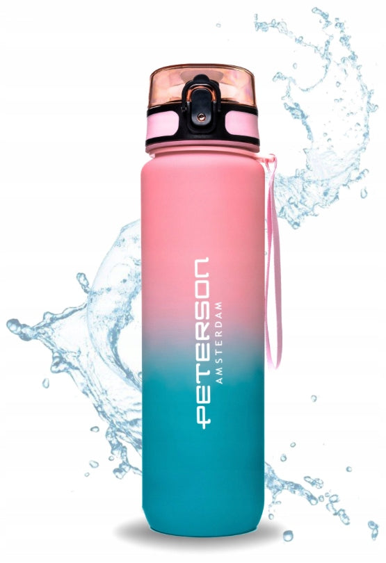 BOTTLE WATER BOTTLE DRINK TRITAN LEAKPROOF SPORTS WITH GRADUATION 1000 ml