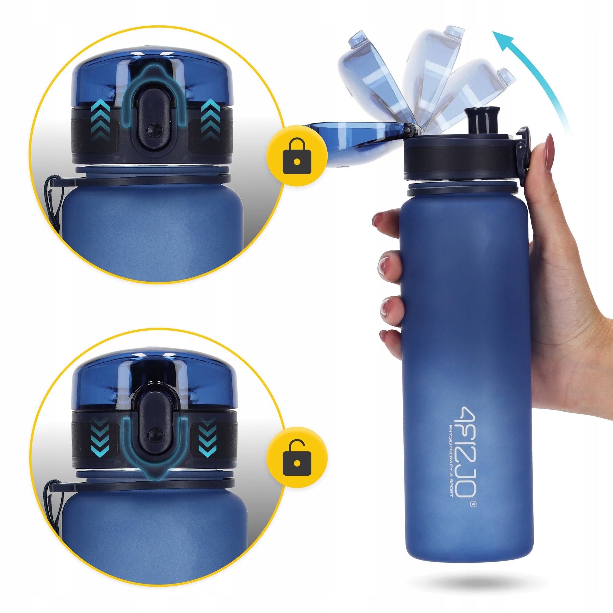 BOTTLE WATER BOTTLE DRINK TRITAN LEAKPROOF SPORTS WITH GRADUATION 650 ml EAN (GTIN) 5905973403740