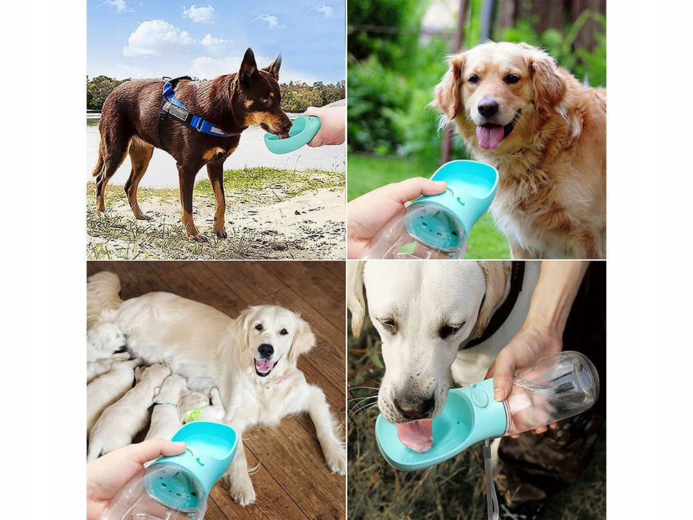 BOTTLE WATER BOWL PORTABLE DOG DRINKER FOR HIKING WALK 380ml Device type water bottle