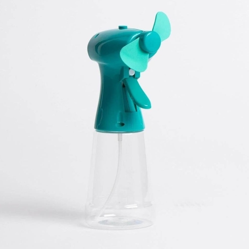 BOTTLE WITH FAN SPRAY FAN GREEN HANDHELD TRAVEL Model AIR