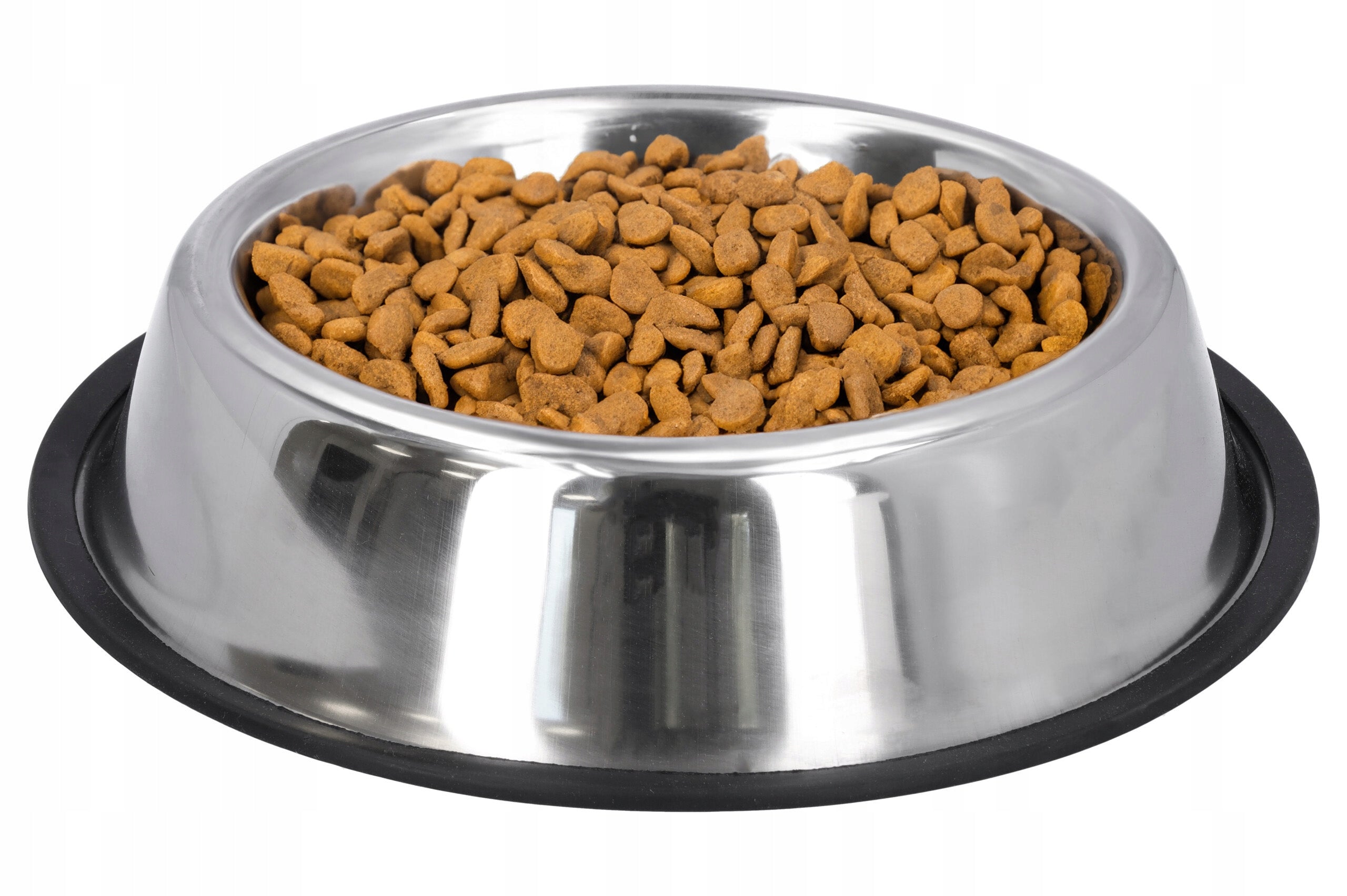 BOWLS DOG BOWL METAL WATER FOOD LARGE XXL 34 CM NON-SLIP Capacity 1.7 l