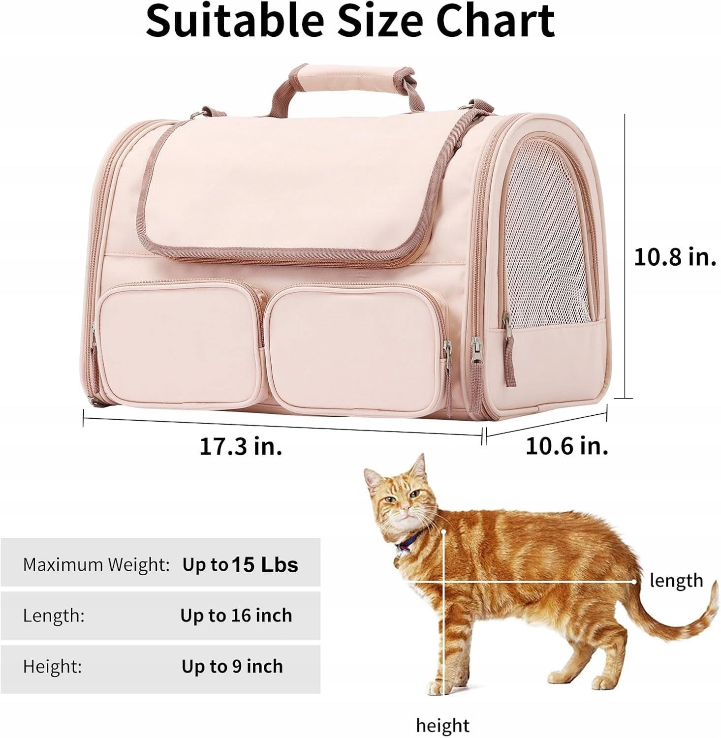 BOX CARRY BAG FOR PET RABBIT CAT DOG UP TO 22KG PINK Kind carrier