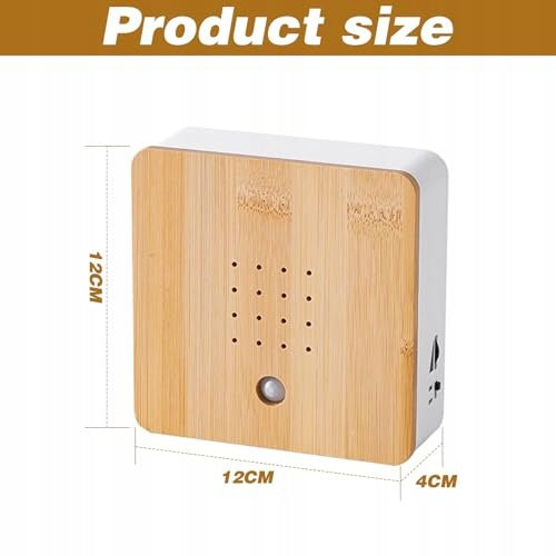 BOX MOTION SENSOR BIRDSONG WOODEN WALL MOUNT RELAXATION Manufacturer code Bez marki