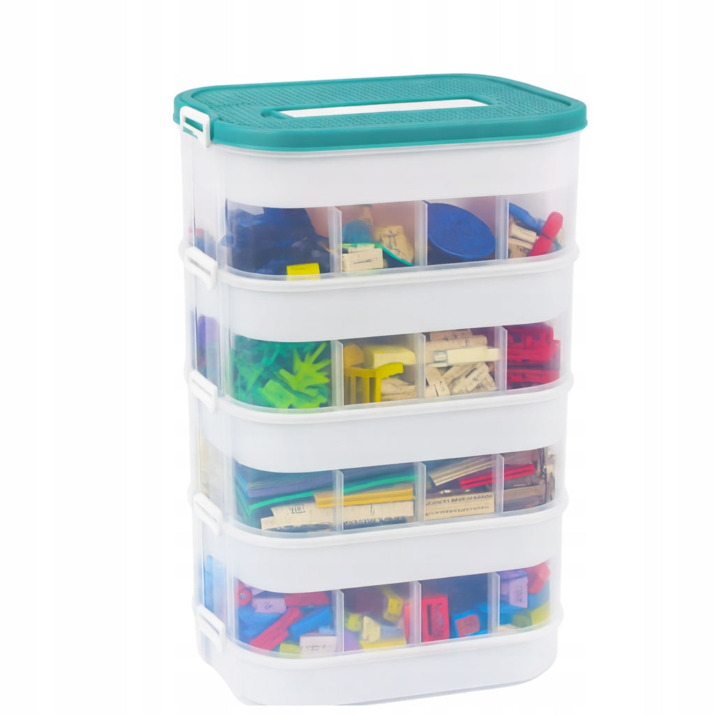 BOX ORGANIZER FOR BUILDING BLOCKS compatible with LEGO 29 L