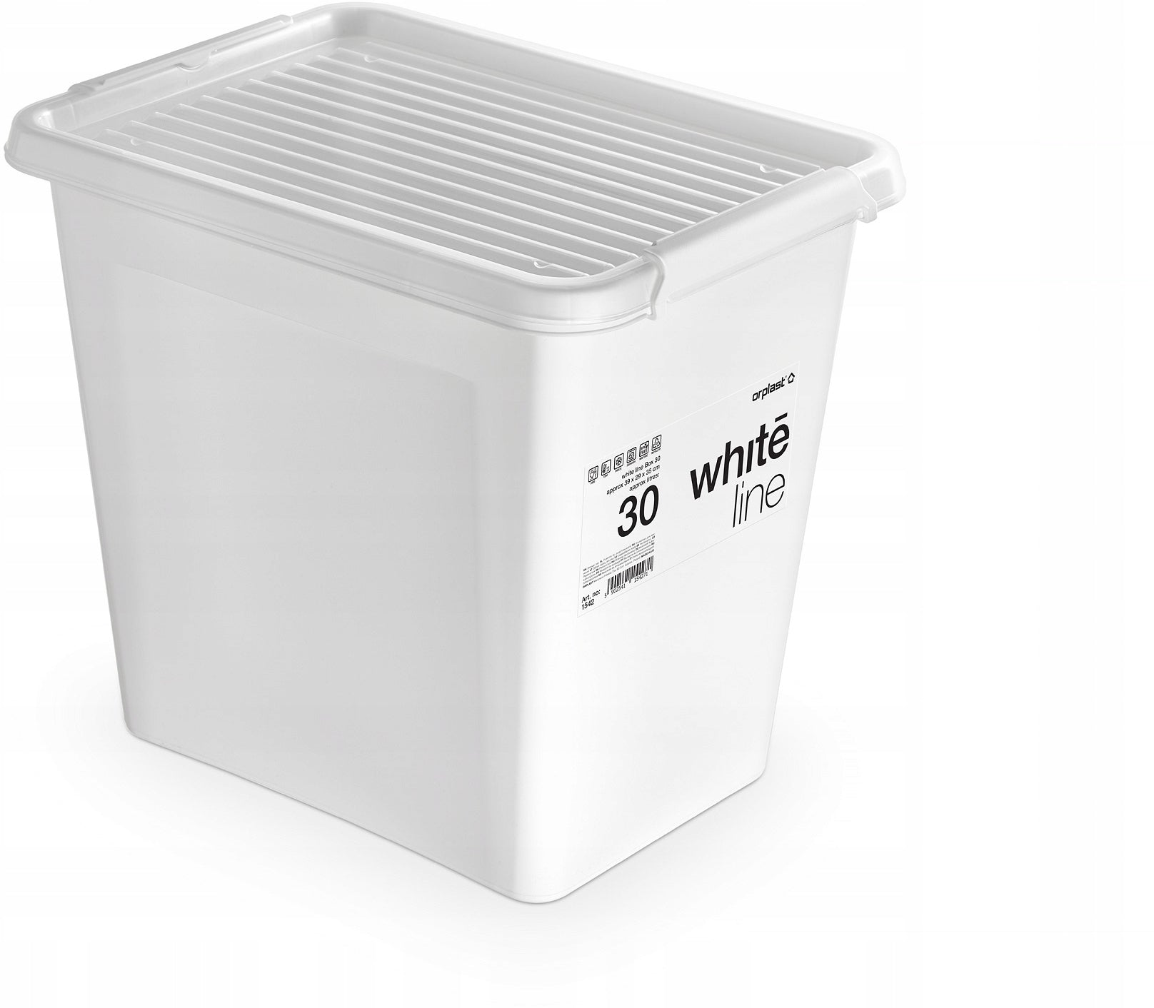 BOX PLASTIC CONTAINER 30 L WITH LID