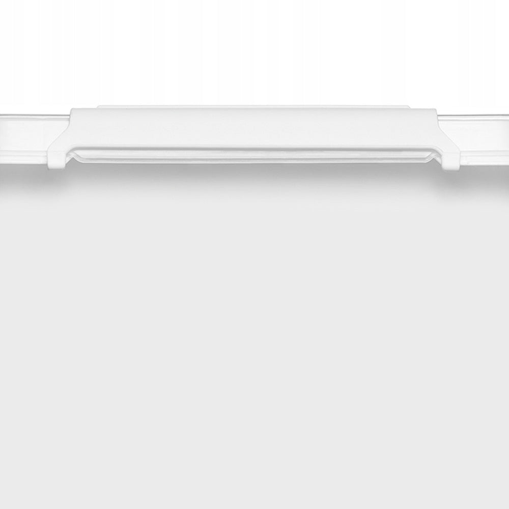 BOX PLASTIC CONTAINER 6 L WITH LID WHITE SOLID UNIVERSAL Brand MOXOM
