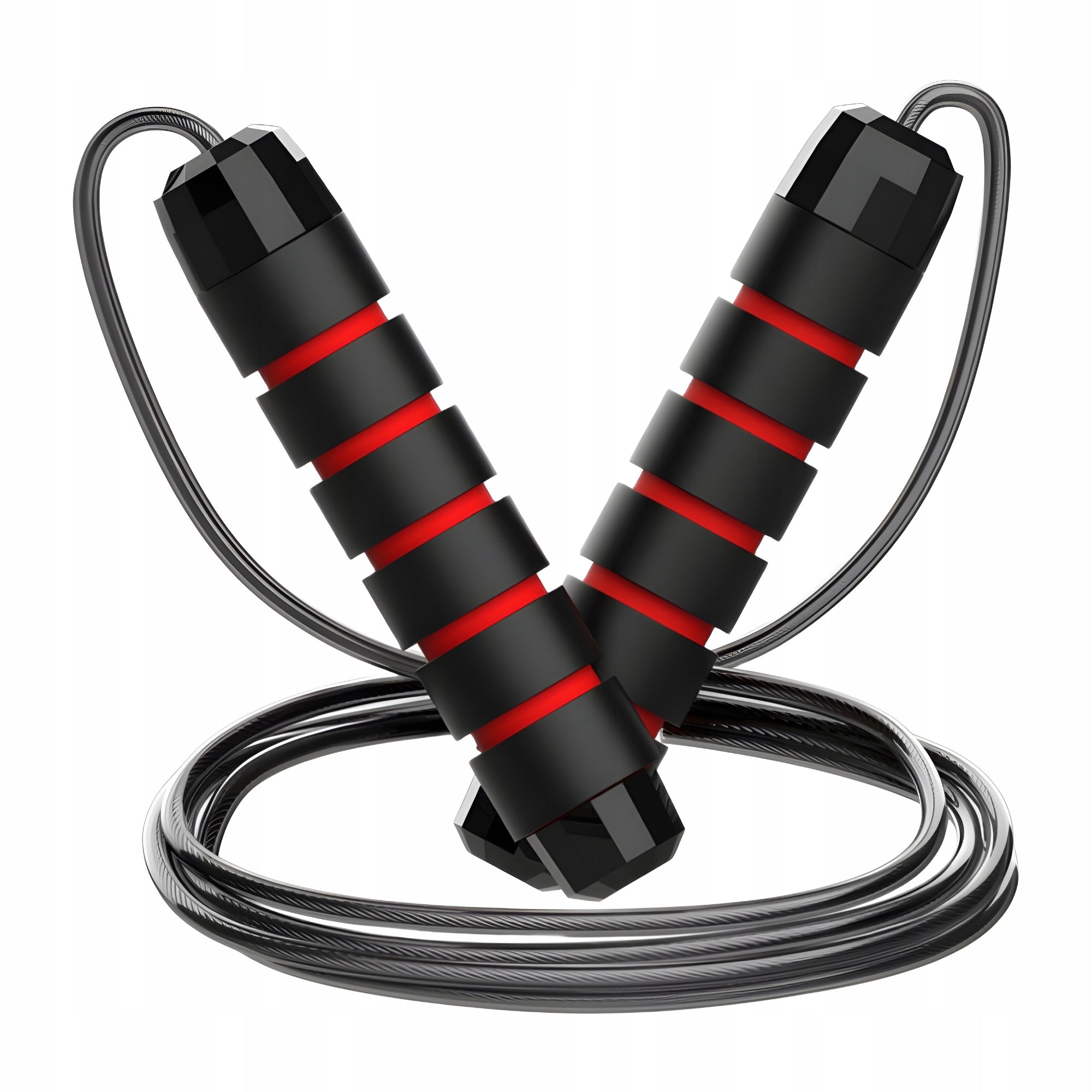 BOXING ADJUSTABLE JUMP ROPE WITH CROSSFIT FITNESS BEARINGS DURABLE 300cm