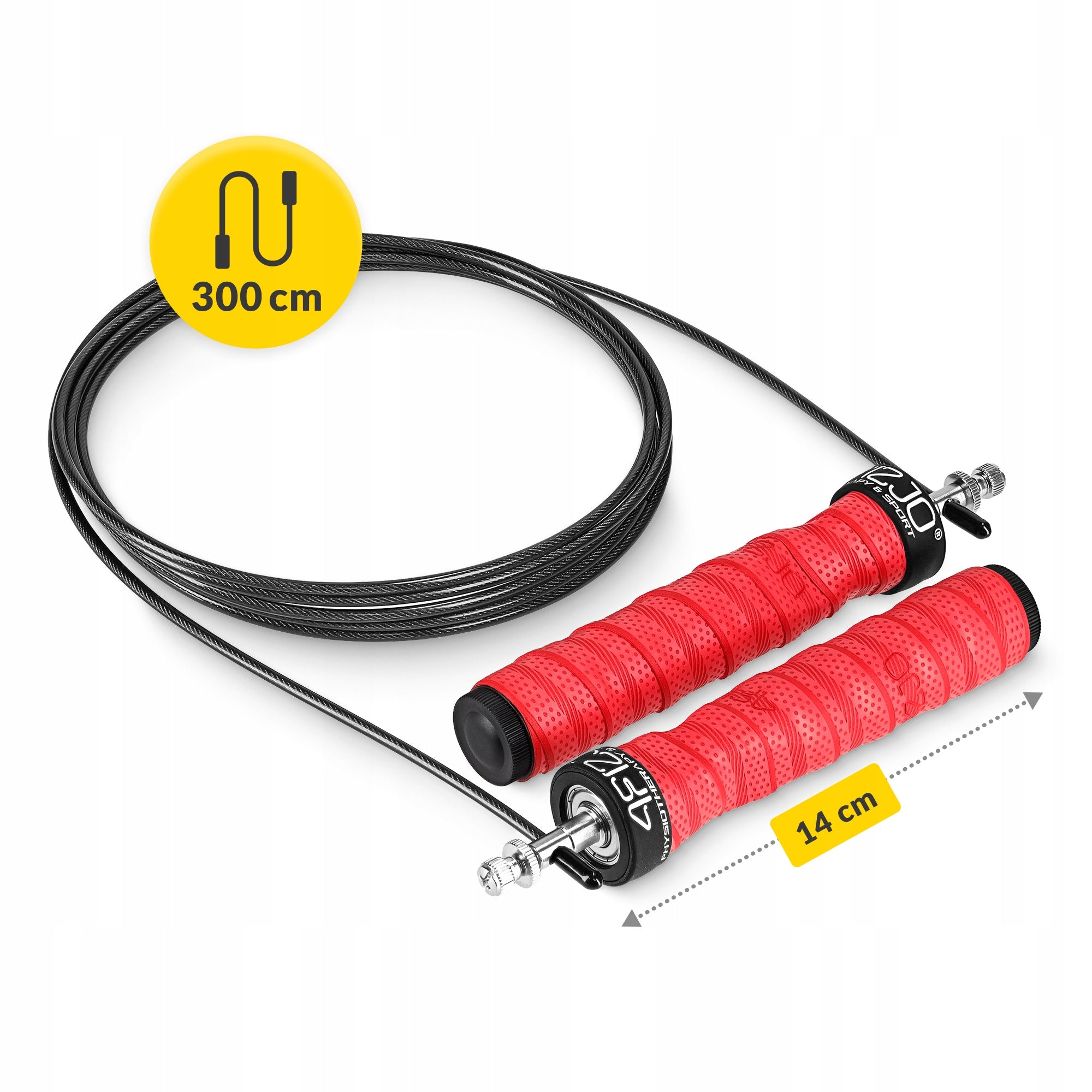 BOXING JUMP ROPE ADJUSTABLE WITH BEARINGS TRAINING CROSSFIT PROFESSIONAL 3M EAN (GTIN) 5907739313171