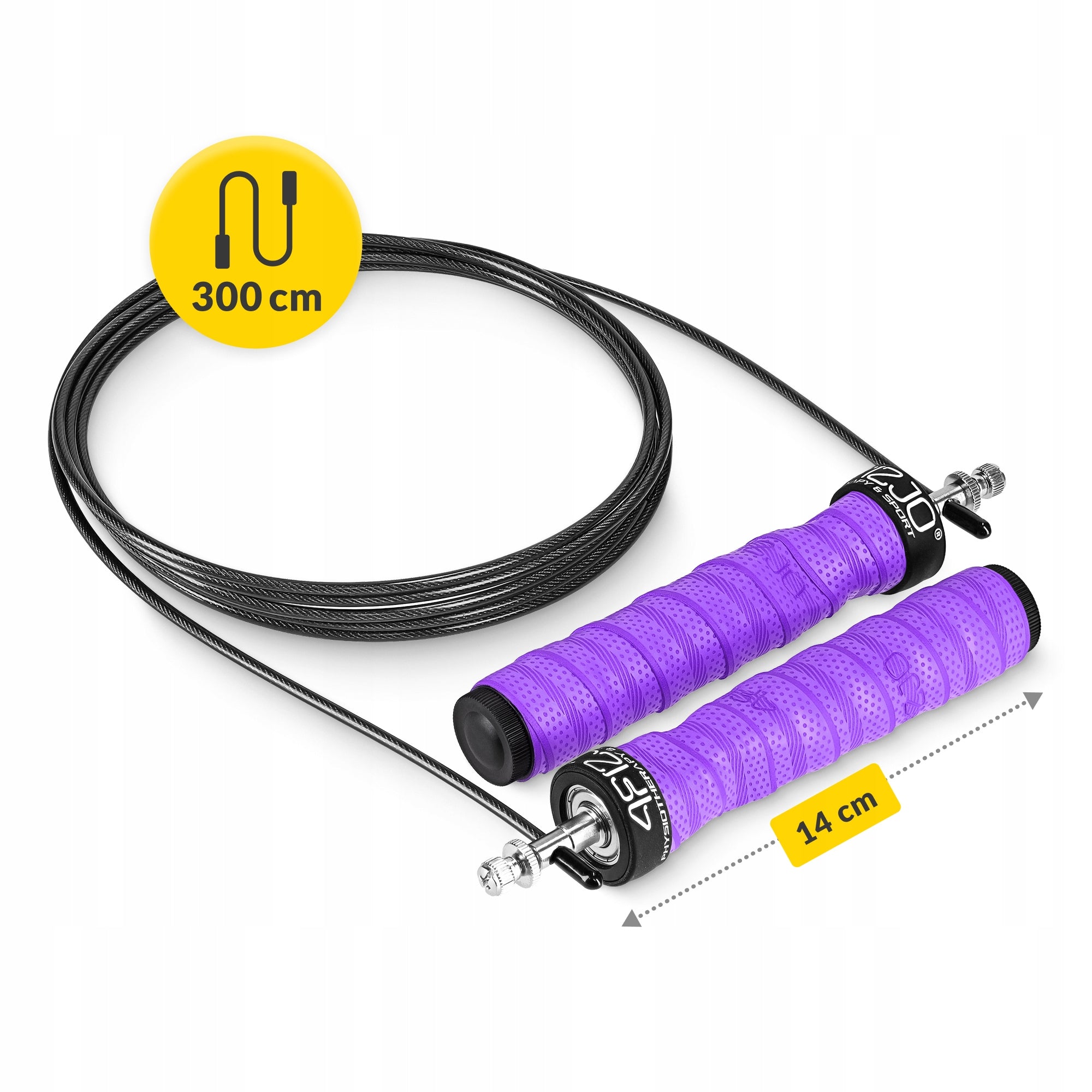 BOXING JUMP ROPE ADJUSTABLE WITH BEARINGS TRAINING CROSSFIT PROFESSIONAL 3M EAN (GTIN) 5907739313188
