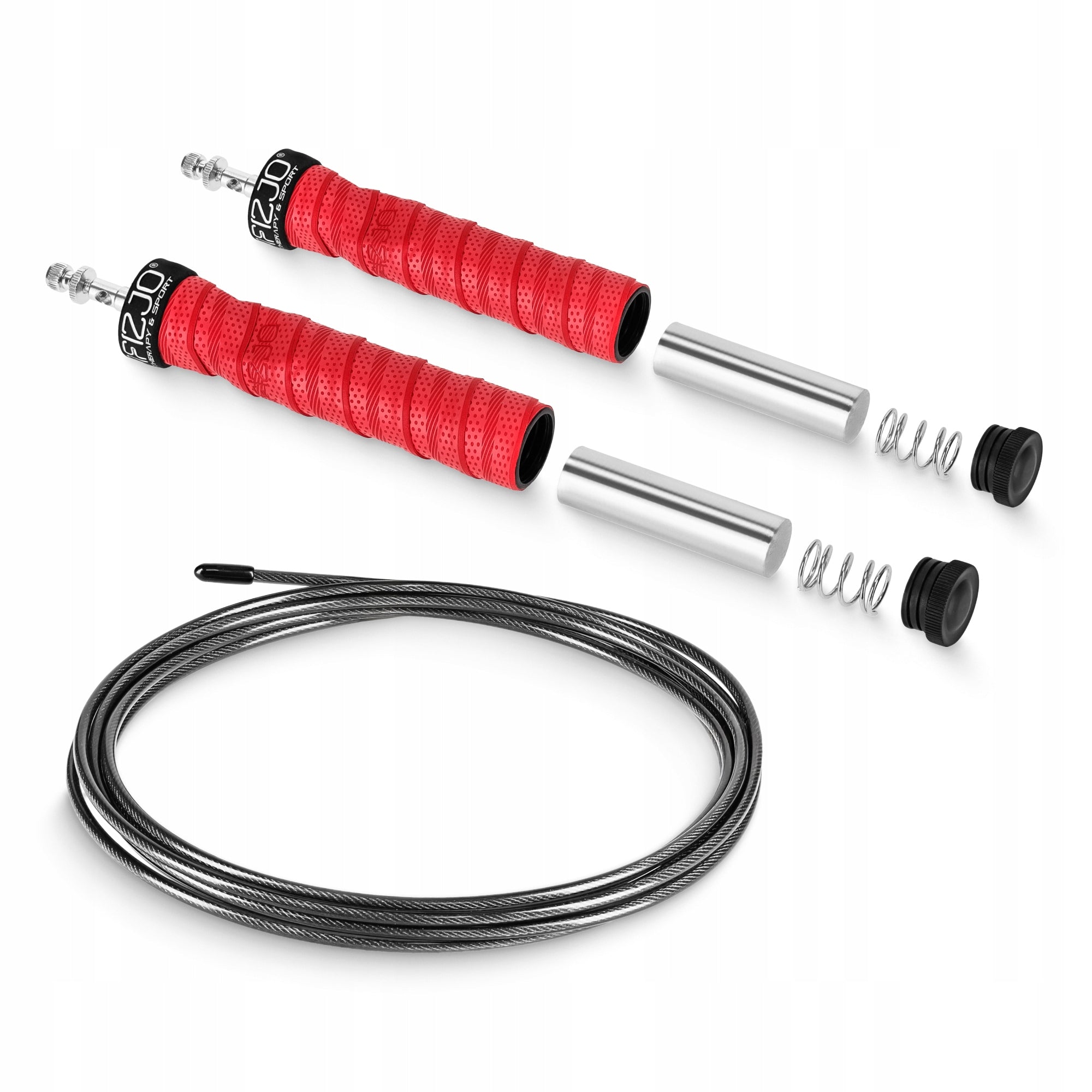 BOXING JUMP ROPE ADJUSTABLE WITH BEARINGS TRAINING CROSSFIT PROFESSIONAL 3M Kind made of plastic