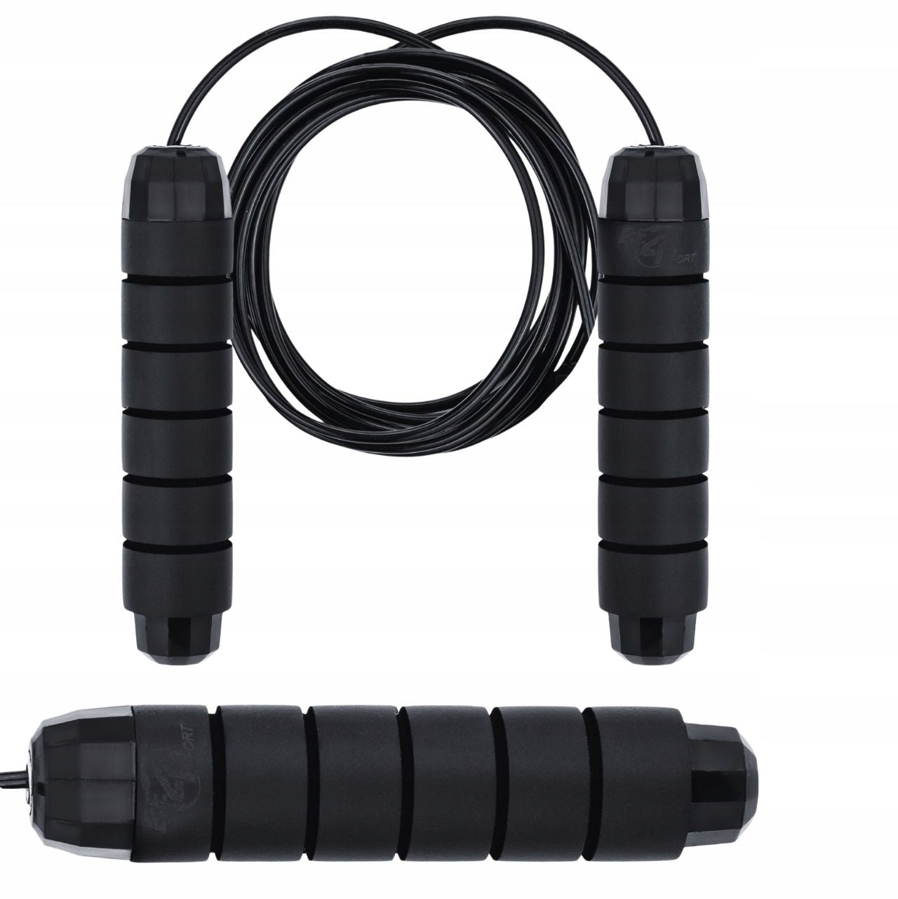 BOXING JUMP ROPE ADJUSTABLE WITH FITNESS BEARINGS CROSSFIT 280cm EAN (GTIN) 5902934843850