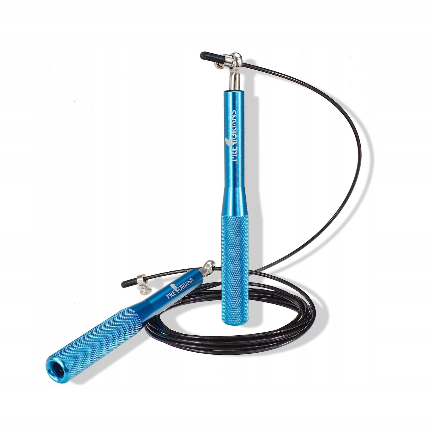 BOXING JUMP ROPE ALUMINUM WITH BEARINGS STEEL CABLE 300cm TRAINING Color blue