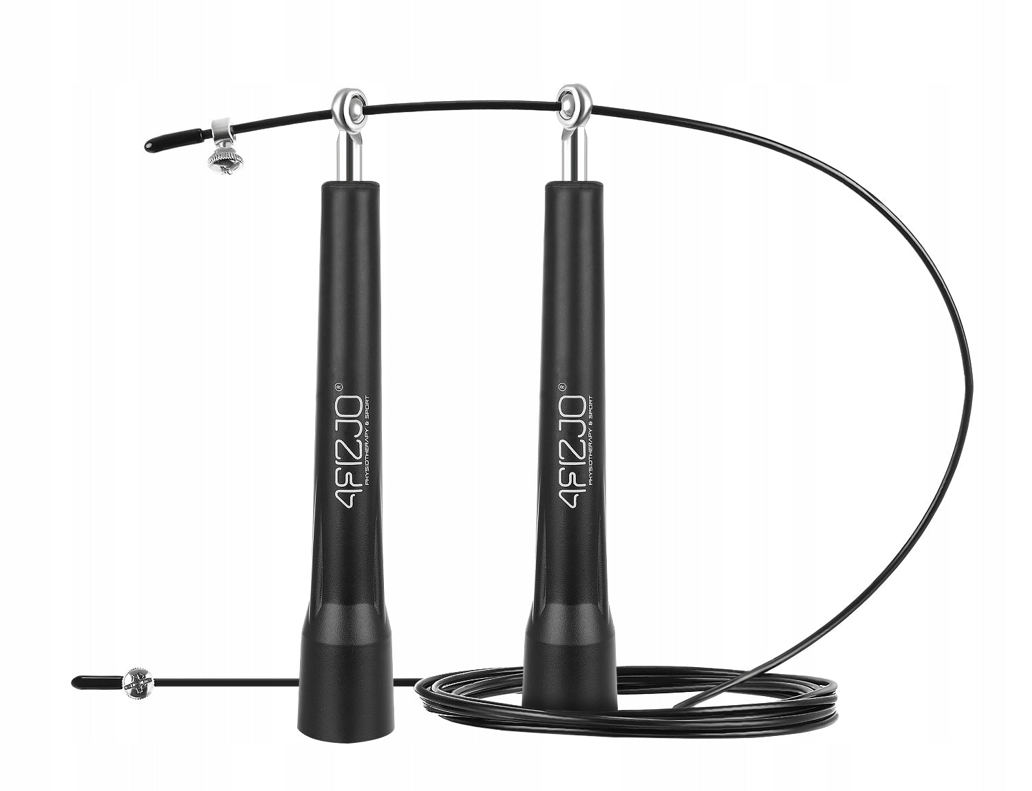 BOXING JUMP ROPE ERGONOMIC ADJUSTABLE STEEL WITH SPEED BEARINGS 3M Color black
