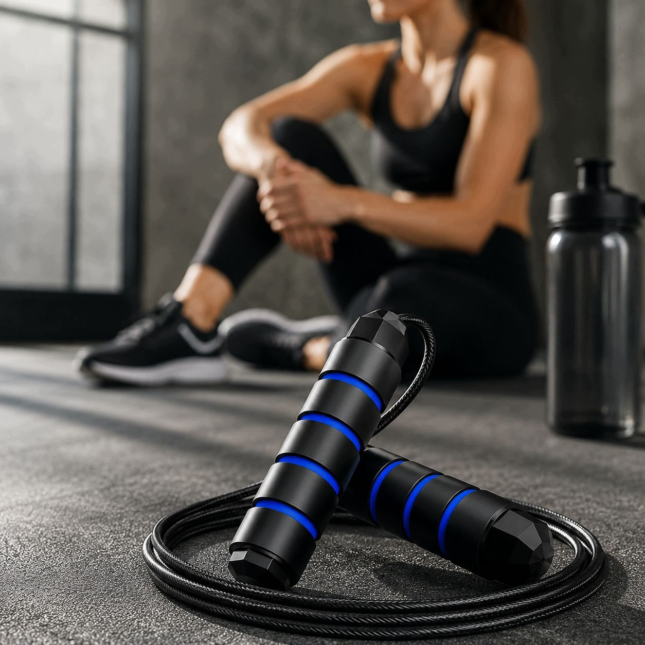 BOXING JUMP ROPE FITNESS TRAINING CROSFIT WITH BEARINGS ADJUSTABLE 270 cm Packaging status original