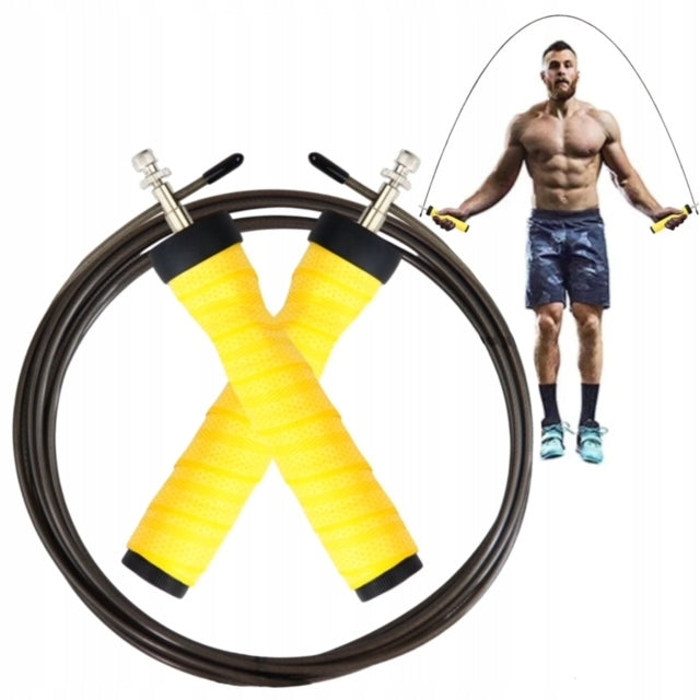 BOXING JUMP ROPE PROFESSIONAL ADJUSTABLE WITH BEARINGS SUITABLE WEIGHT