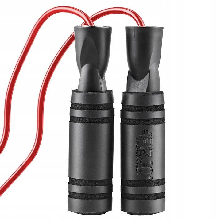 BOXING JUMP ROPE STRONG ADJUSTABLE WITH BEARINGS FOR CARDIO CROSSFIT TRAINING Color red