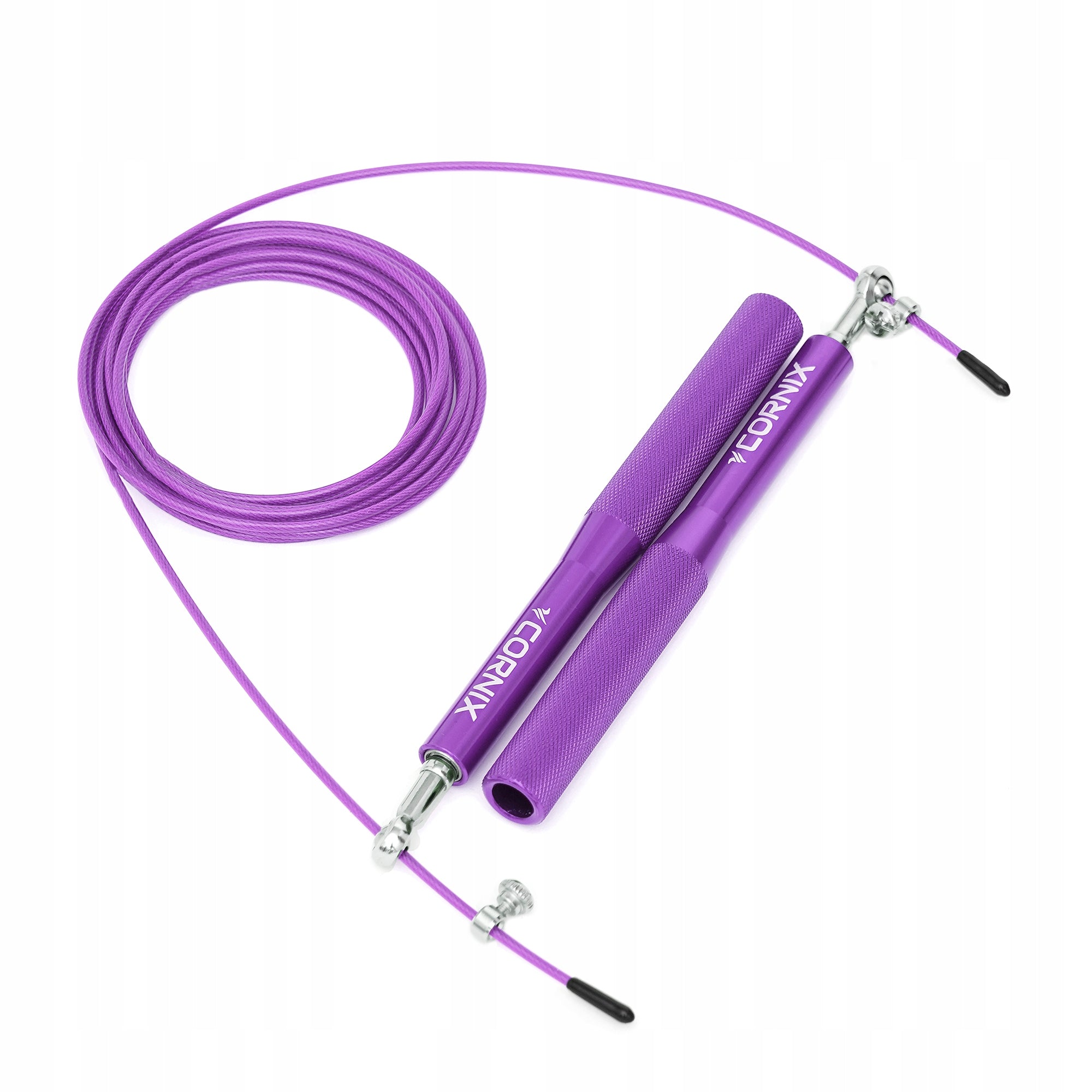 BOXING JUMP ROPE WITH CROSSFIT BEARINGS ADJUSTABLE STEEL 3m CORNIX Packaging status original