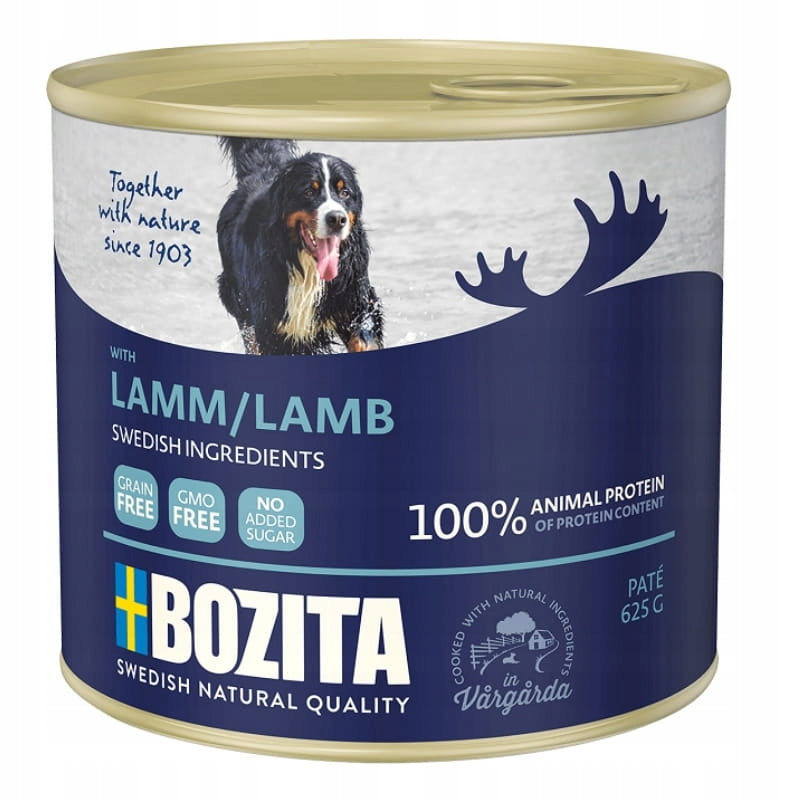 BOZITA dog food with lamb can 625g Trade name other