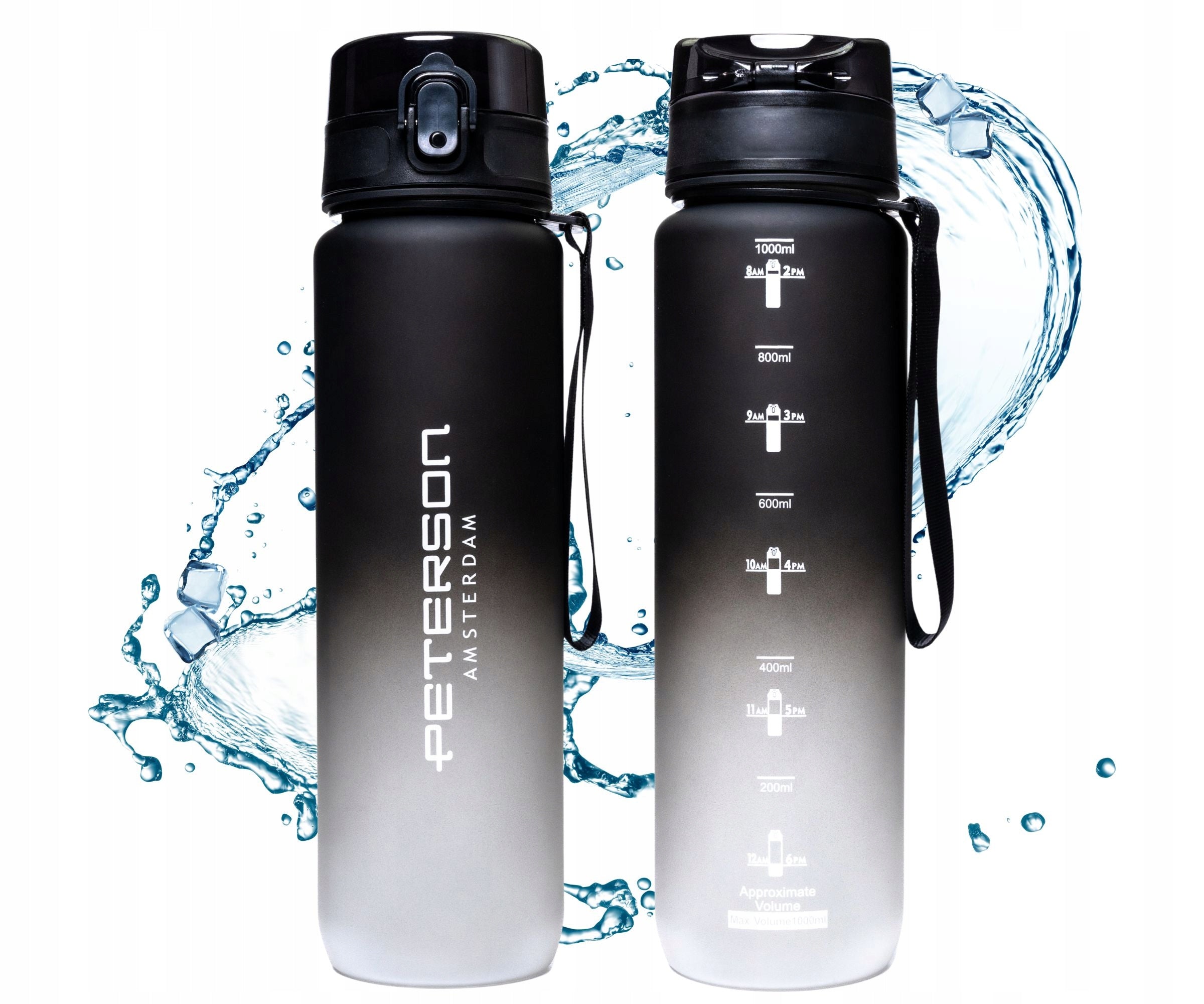 BPA Free Water Bottle 1L Tritan Leakproof with Mouthpiece Sport