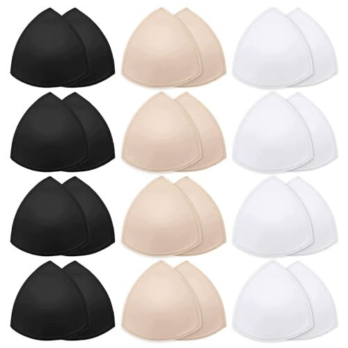 BRA CAPS 12 PAIRS REMOVABLE SPORTS TRIANGLE FOR WOMEN Brand no brand