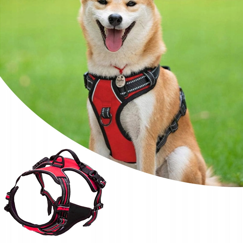 BRACES for dogs PRESSURE-FREE red M 38-75cm Brand no brand