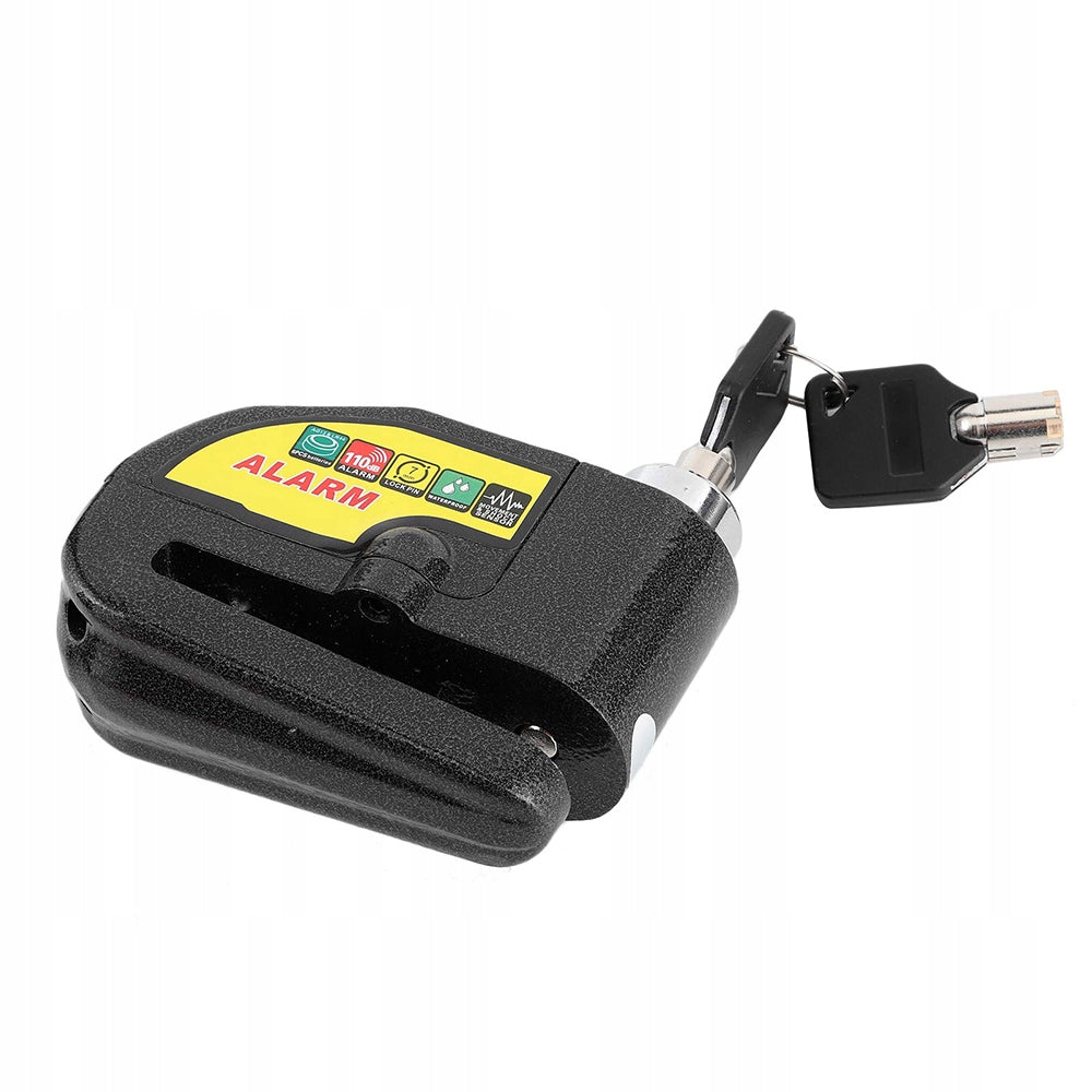 BRAKE DISC LOCK WITH ALARM FOR MOTORCYCLES AND BICYCLES WATERPROOF Brand no brand