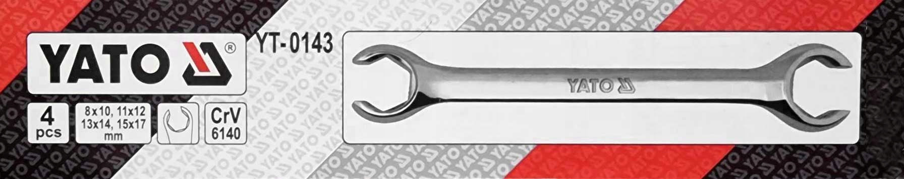 BRAKE HOSE WRENCHES SET OF 4PCS Manufacturer code YT-0143